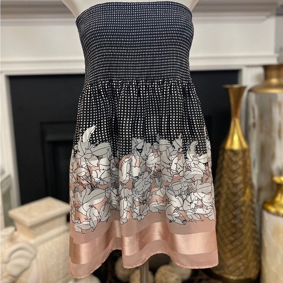 Max Edition - Sweet polka dots, floral strapless . Size Large - Picture 2 of 5